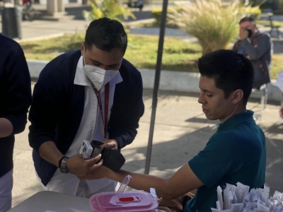 Delegación Reforma con la Campaña de Salud PREVENIMSS